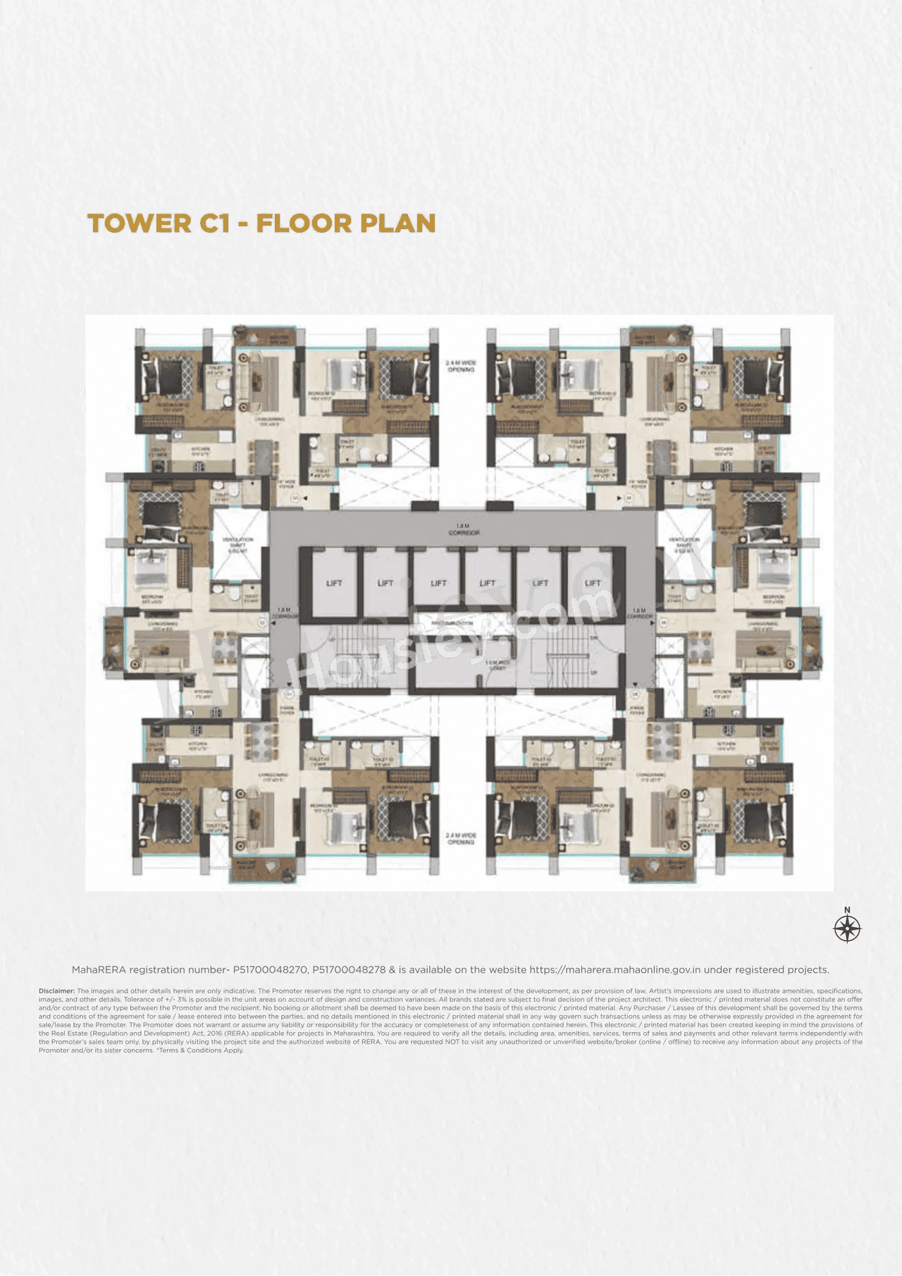 Runwal One Floor plan 2