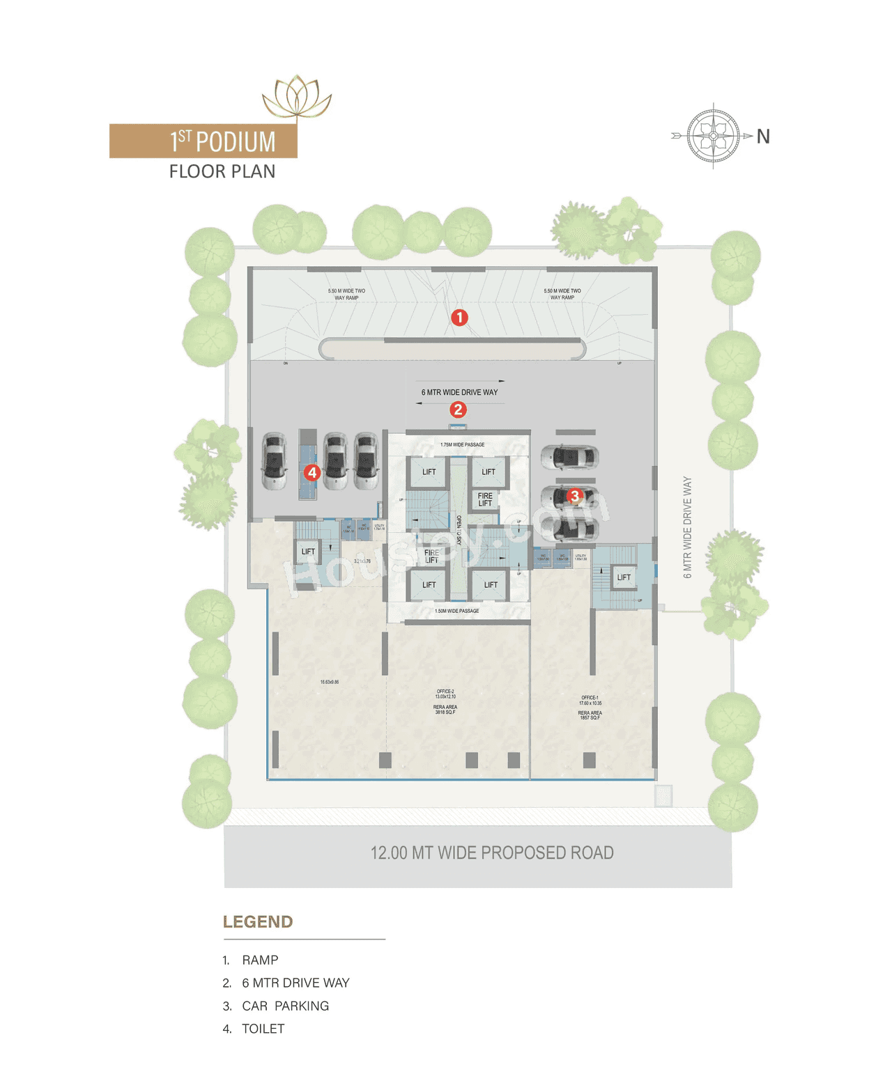 S D Crown Floor plan 4