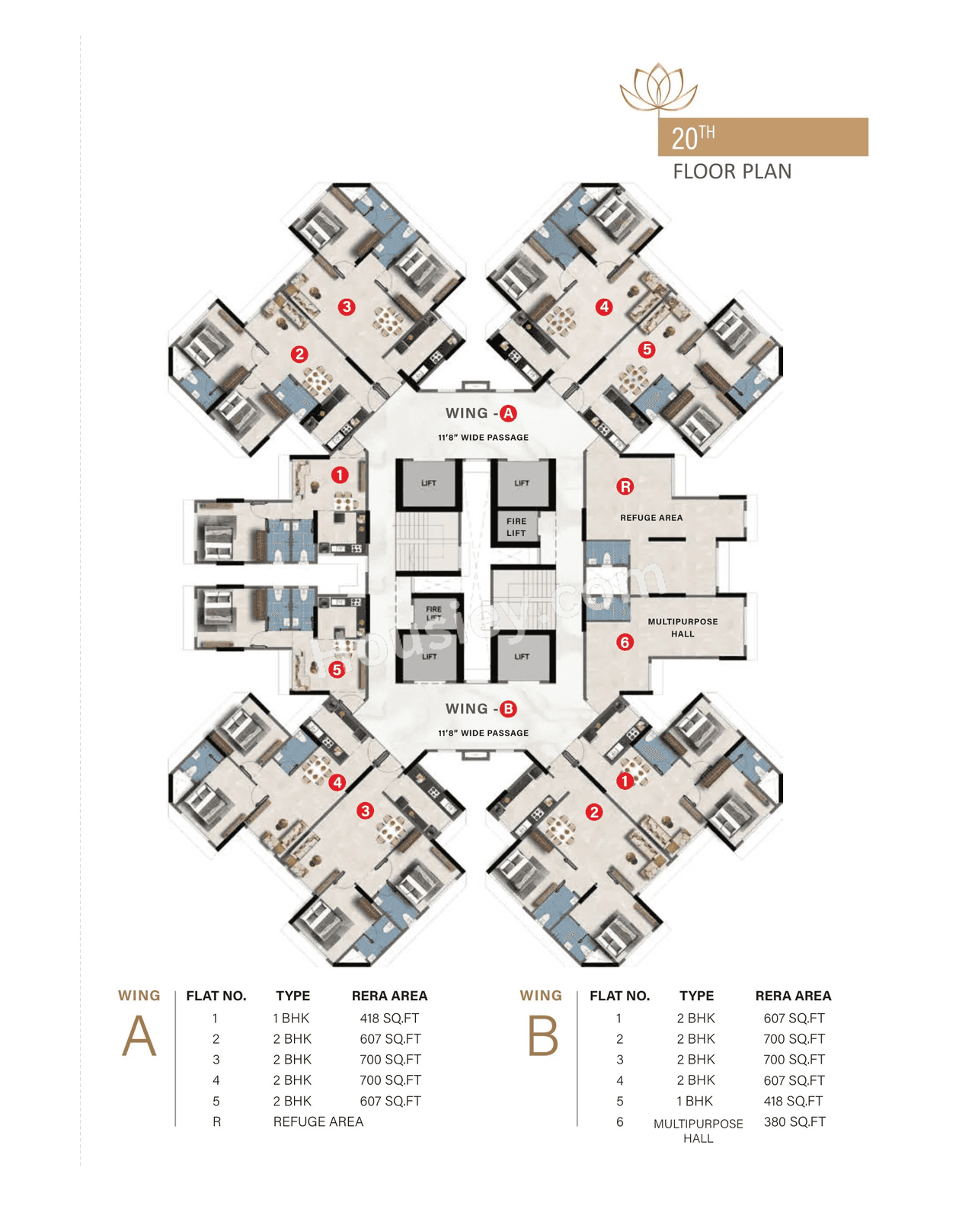 S D Crown Floor plan 4