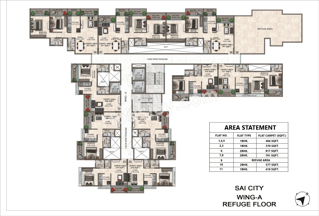 Sai City Floor plan 1
