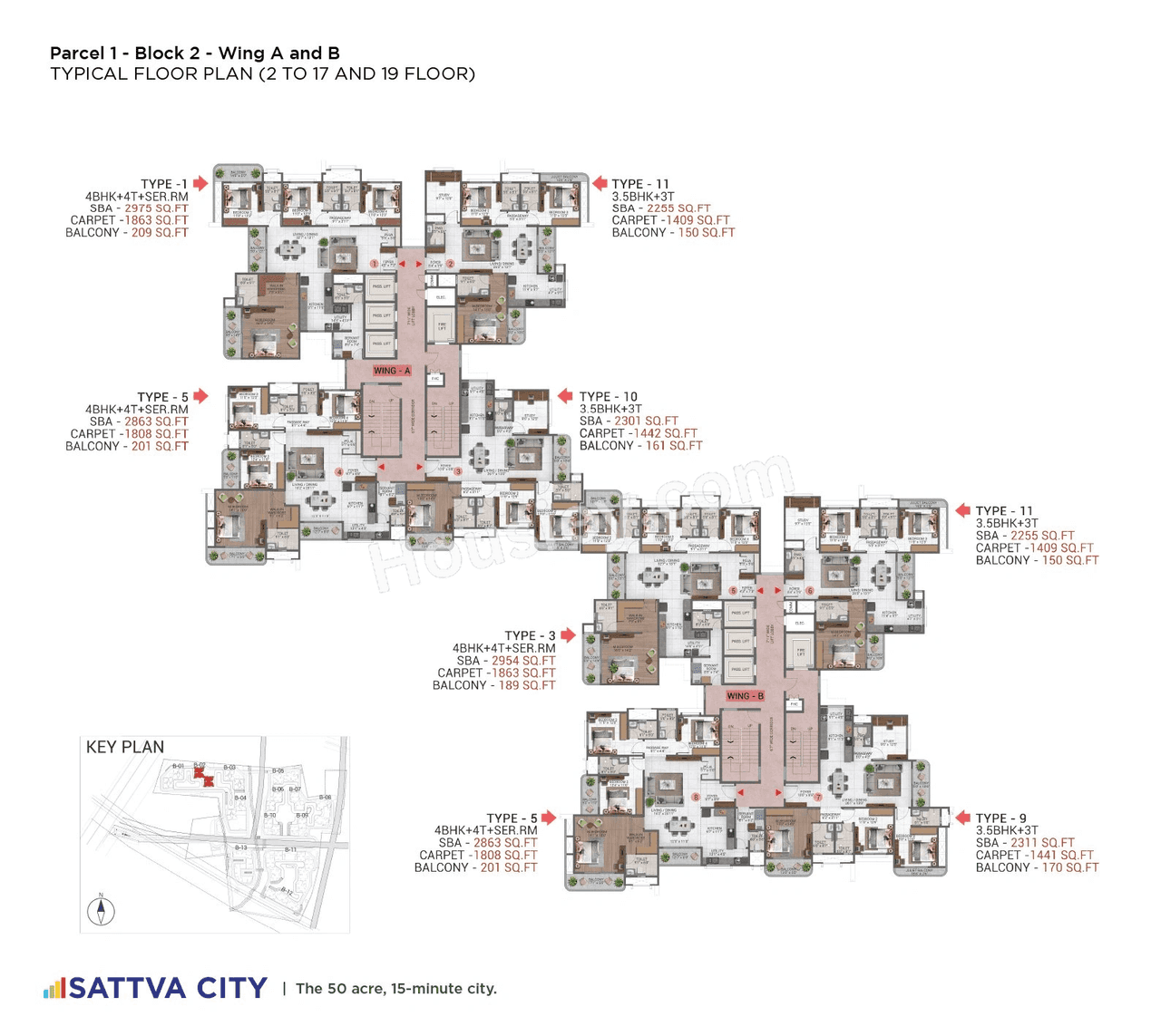 Sattva City Floor plan 2