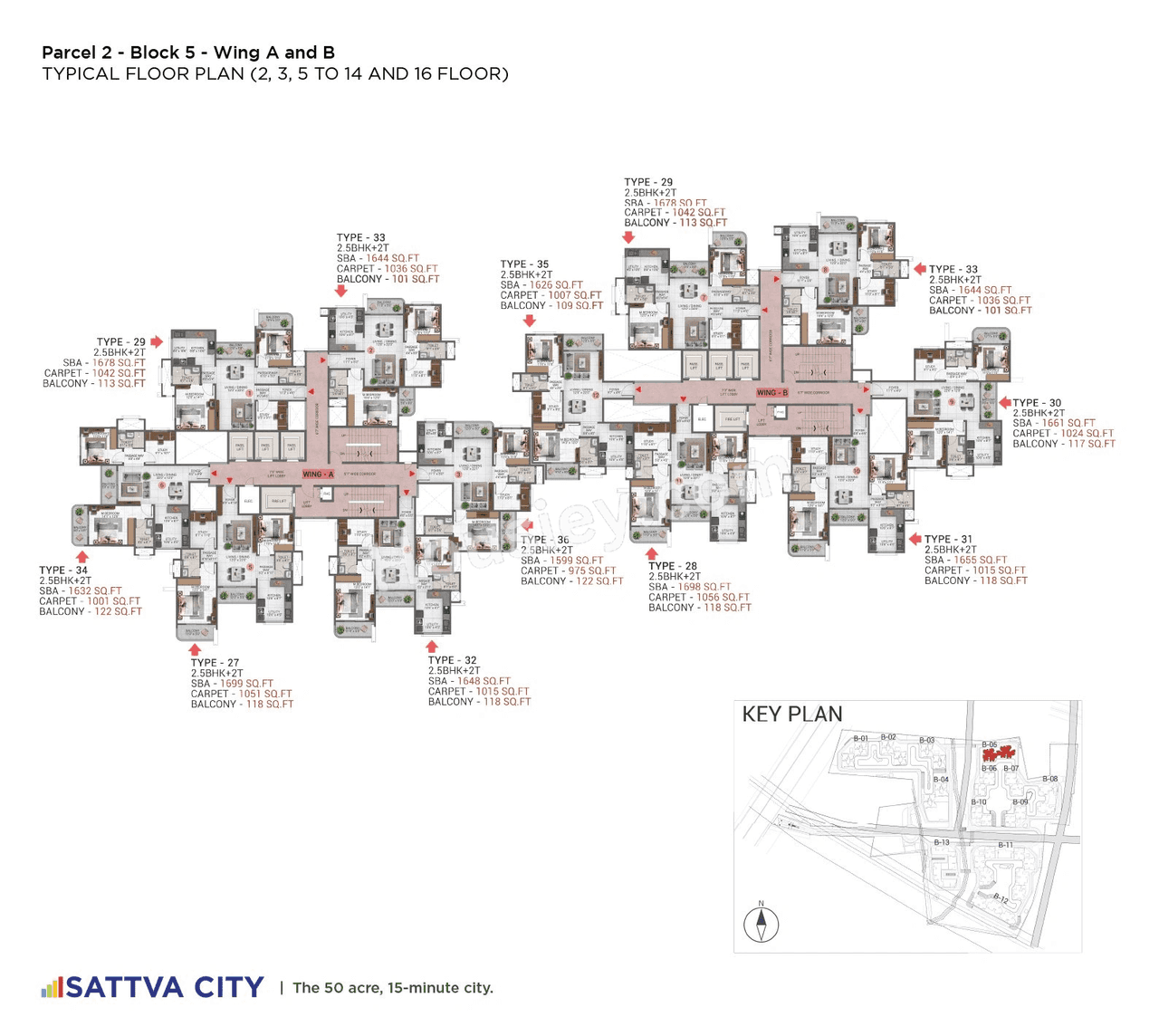 Sattva City Floor plan 5