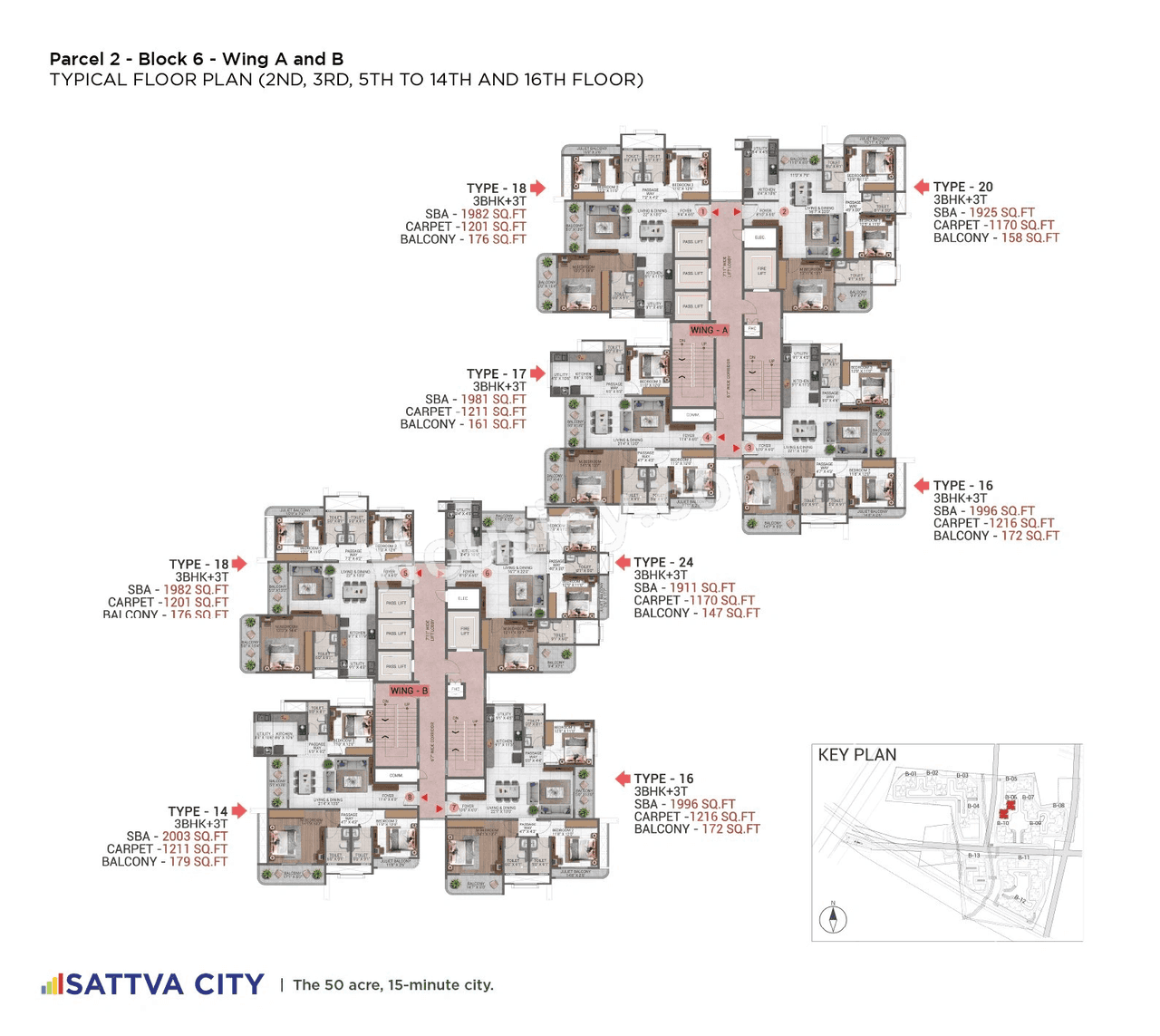 Sattva City Floor plan 6
