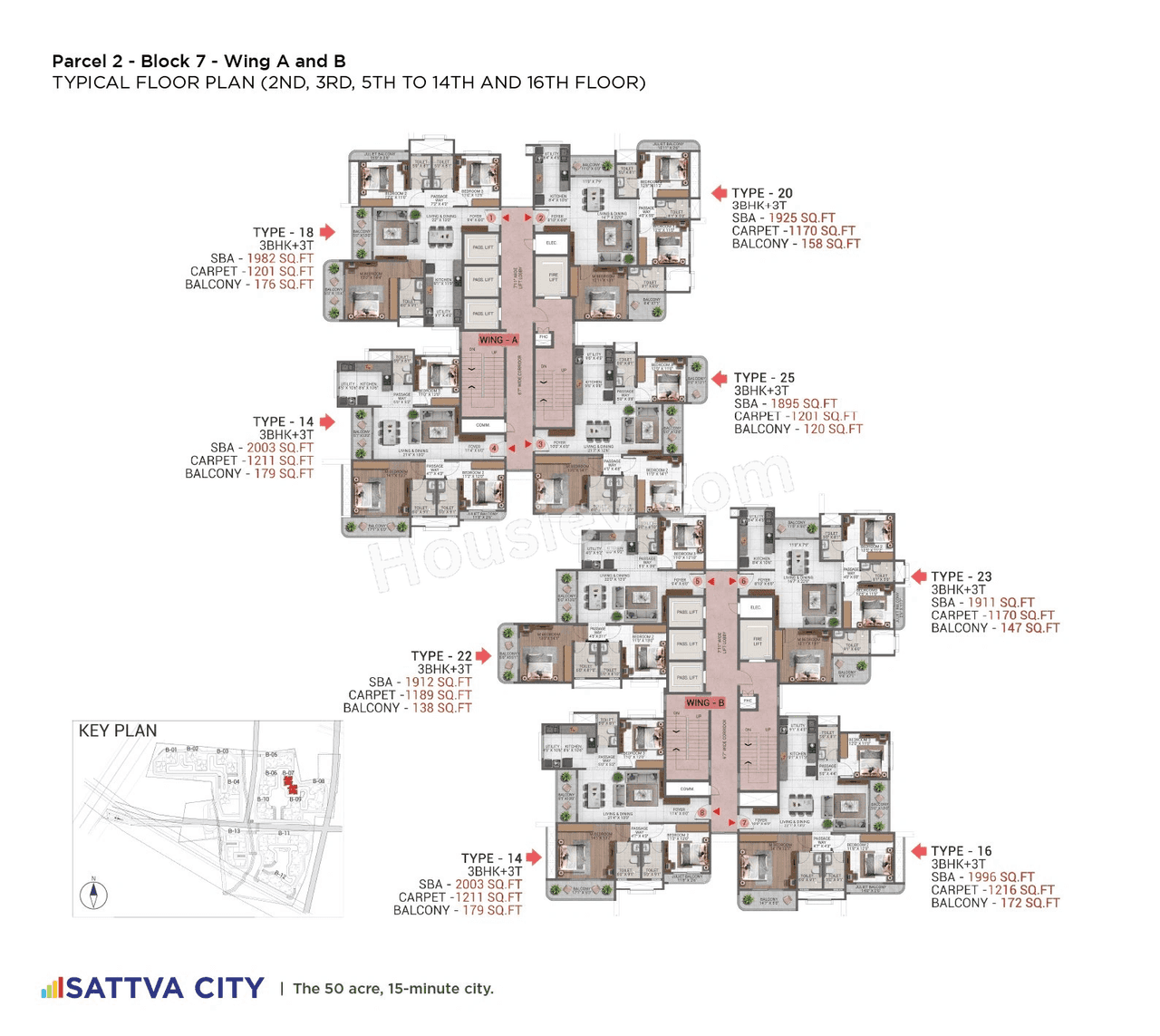 Sattva City Floor plan 7