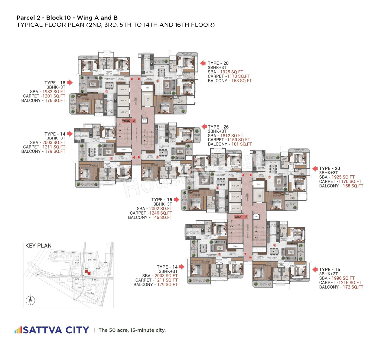 Sattva City Floor plan 10