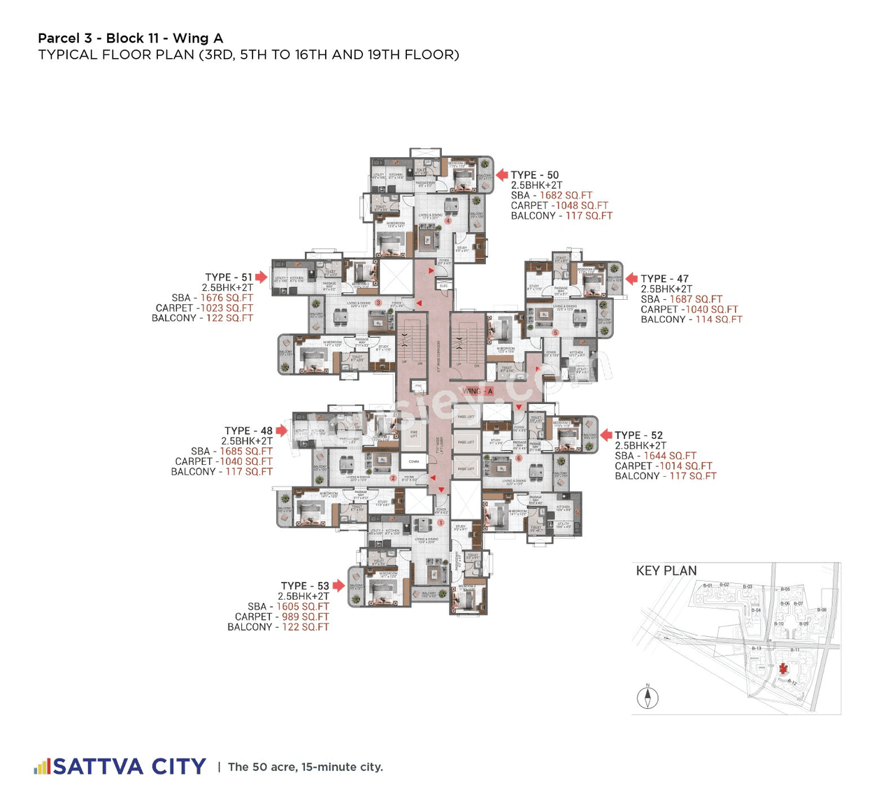 Sattva City Floor plan 11