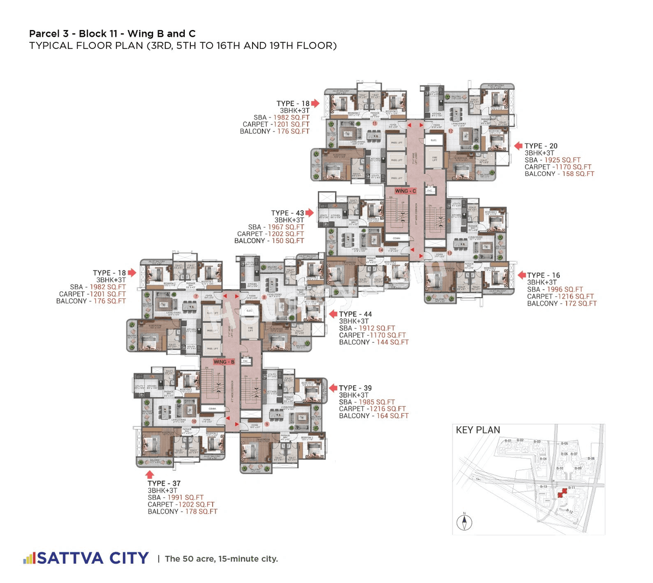 Sattva City Floor plan 12