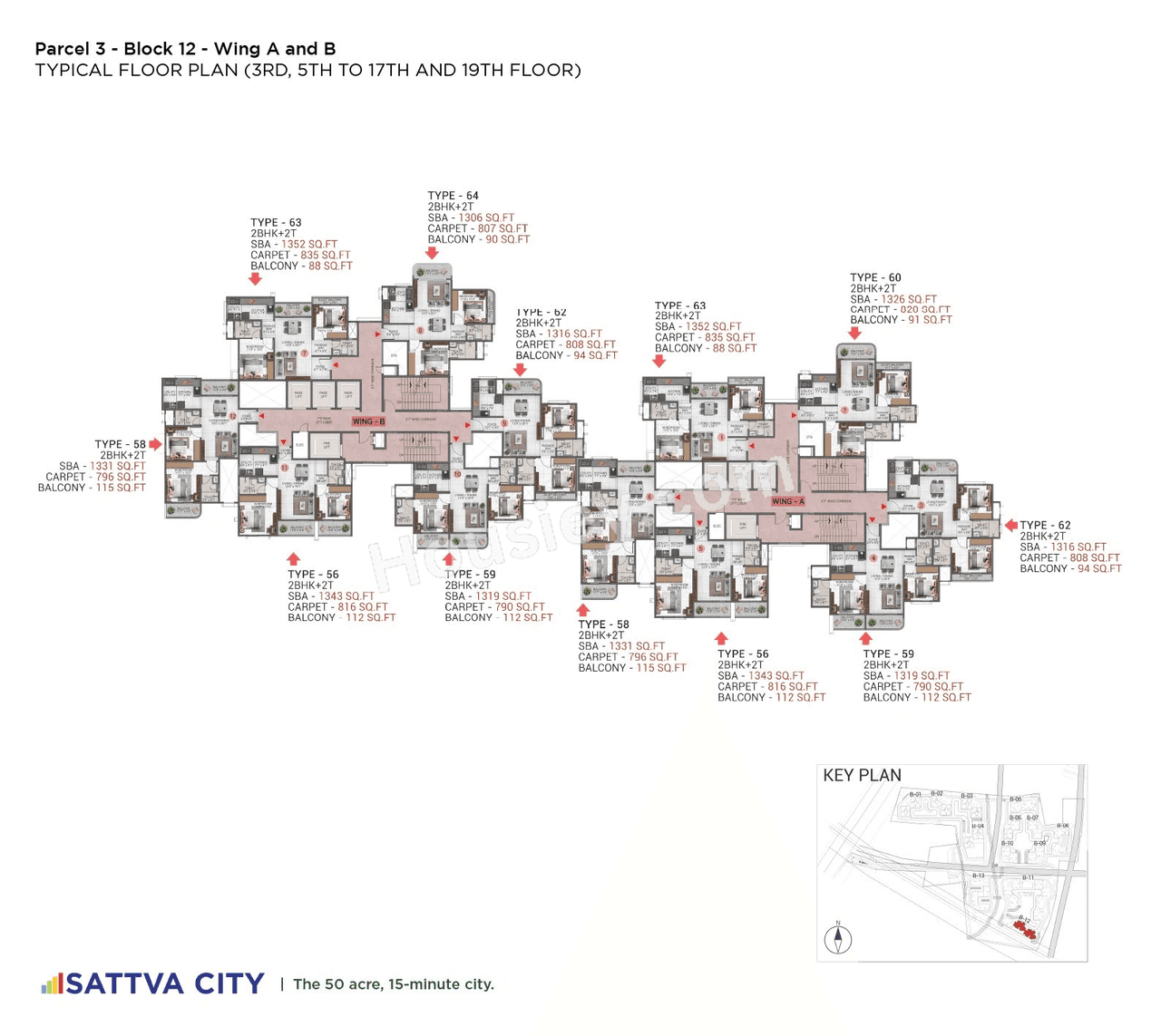 Sattva City Floor plan 16