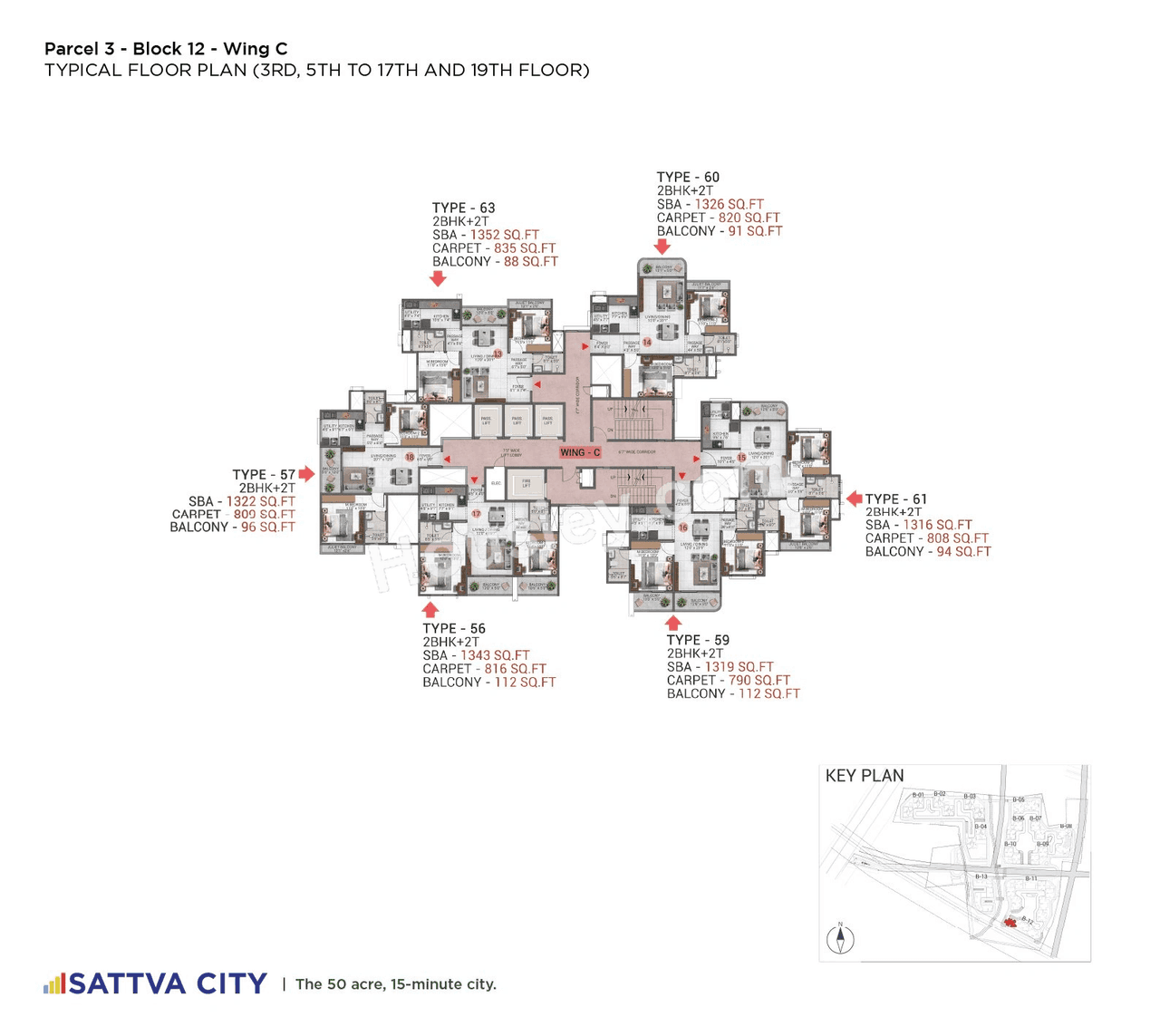 Sattva City Floor plan 17