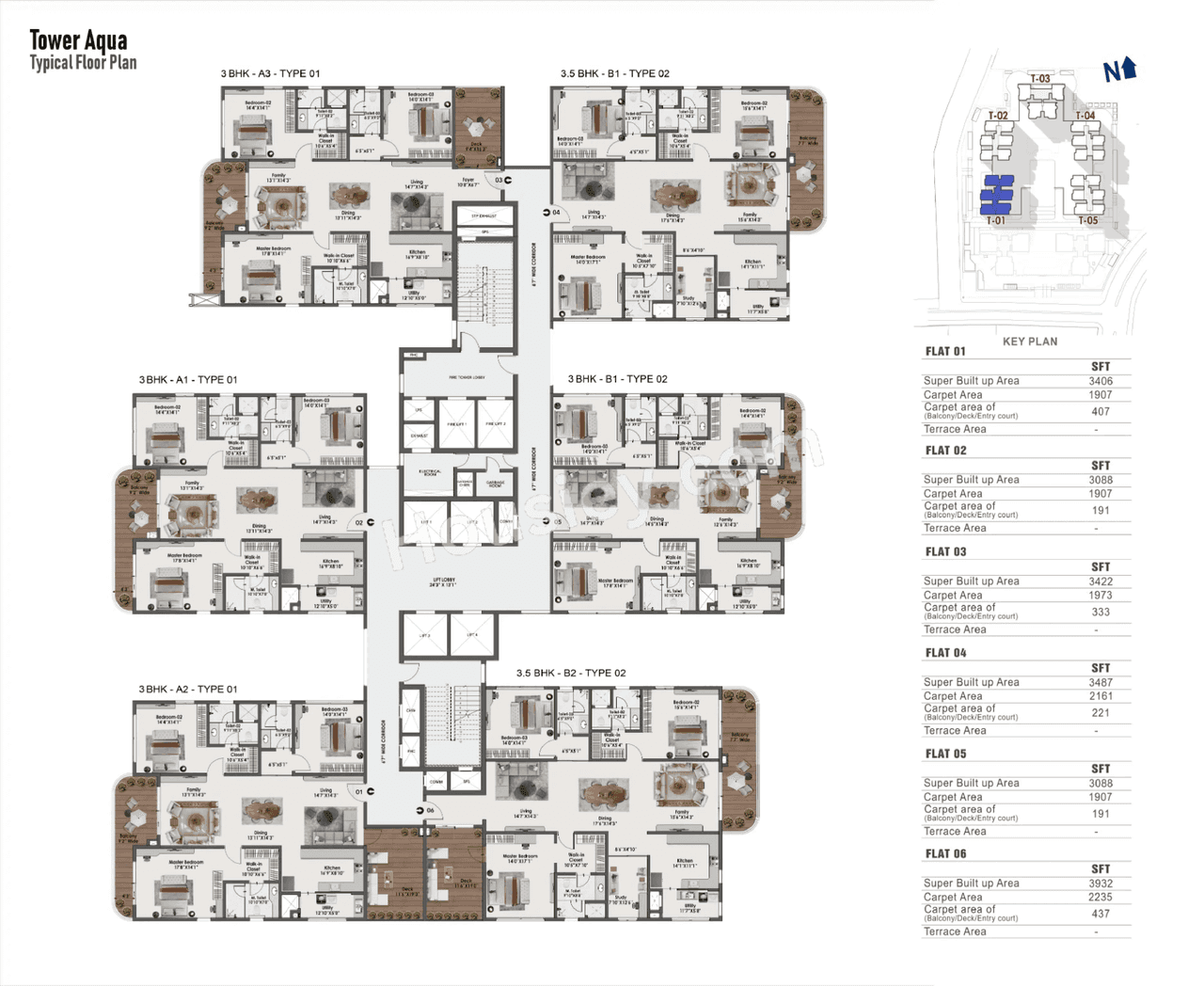 Sattva Lago Floor plan 2