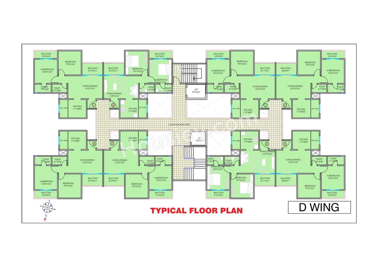 Tanish O2 Floor plan 3