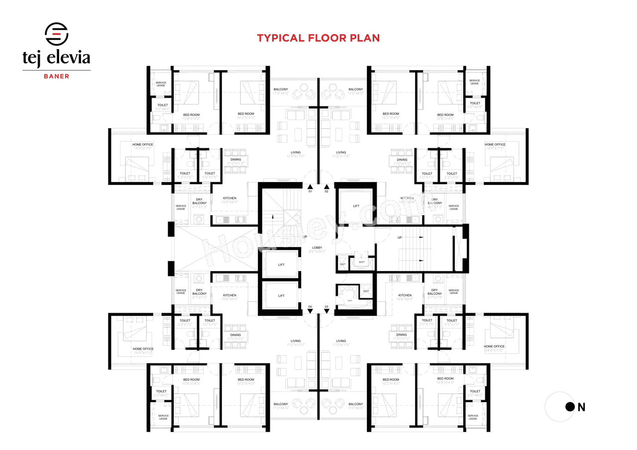 Tej Elevia Floor plan 7