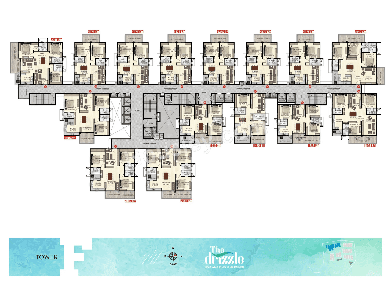 The Drizzle Floor plan 6