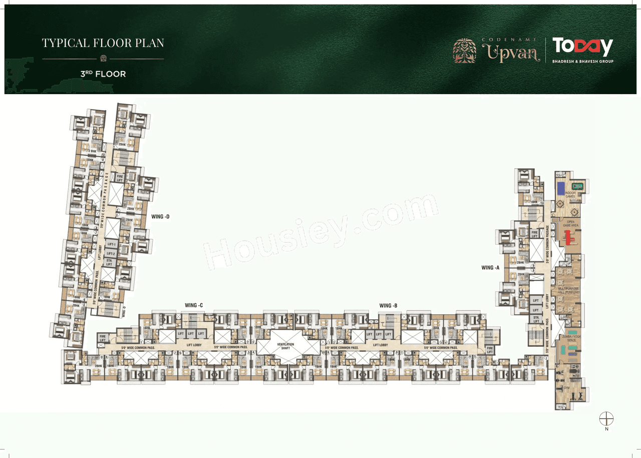 Today Upvan Floor plan 3
