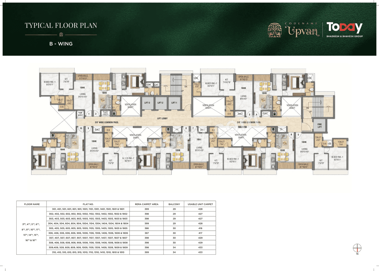Today Upvan Floor plan 6