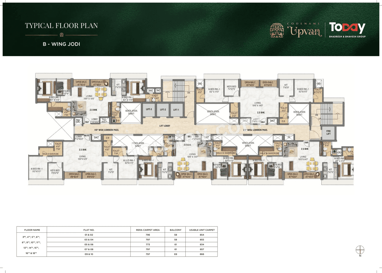 Today Upvan Floor plan 7