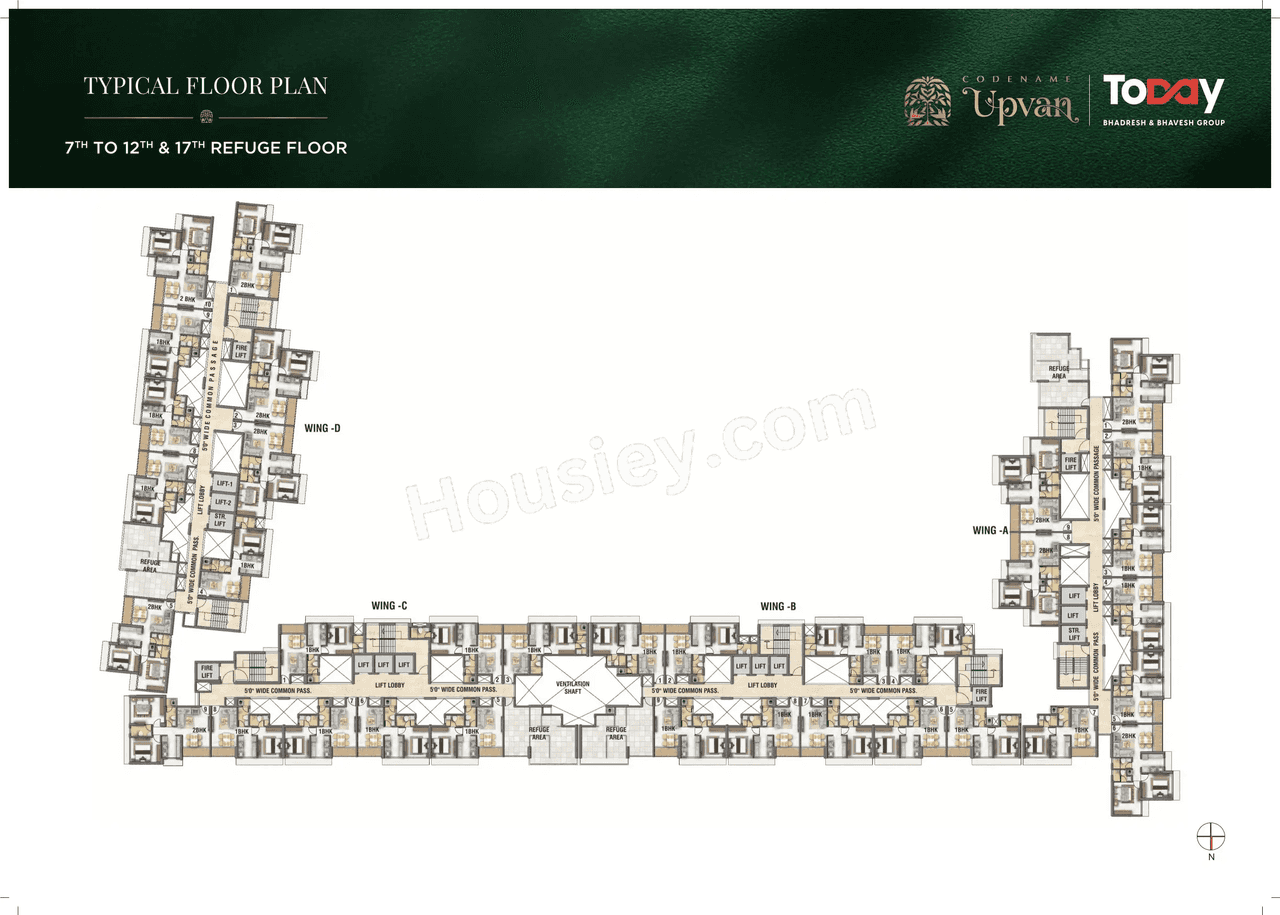 Today Upvan Floor plan 13