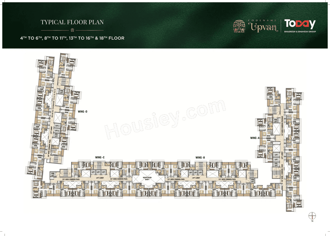 Today Upvan Floor plan 14