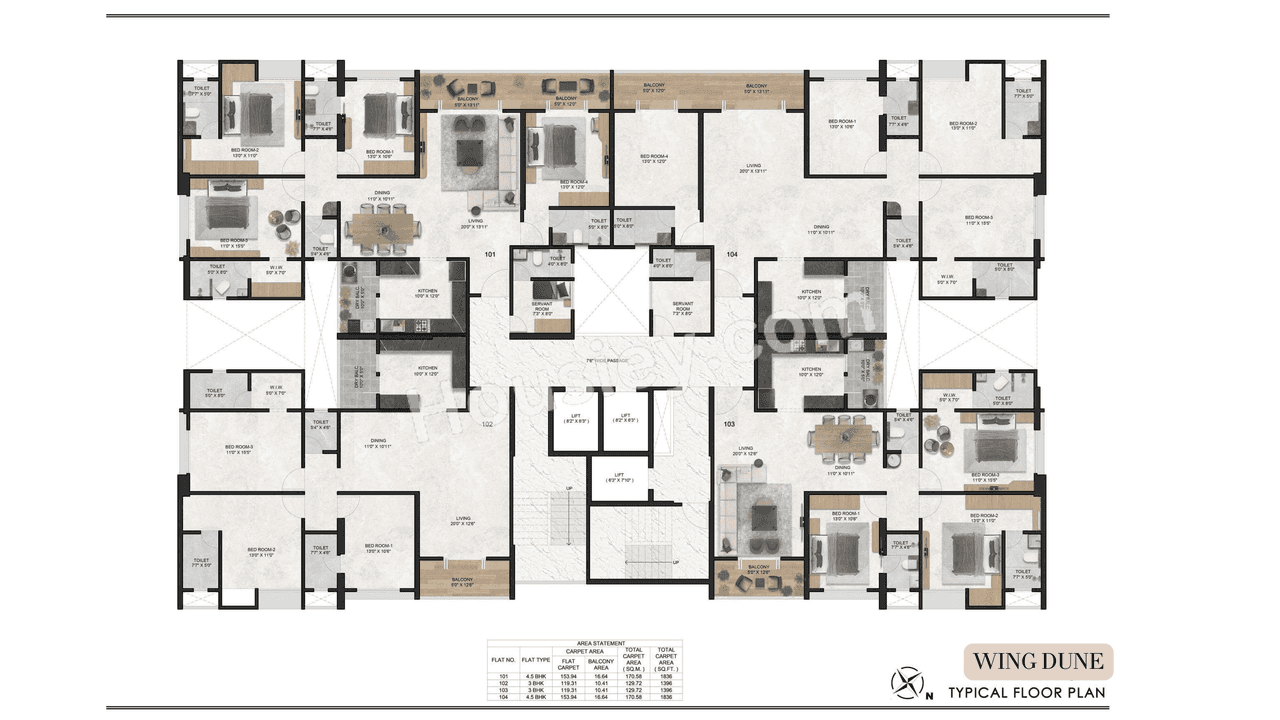 Triaa Rezo Floor plan 2