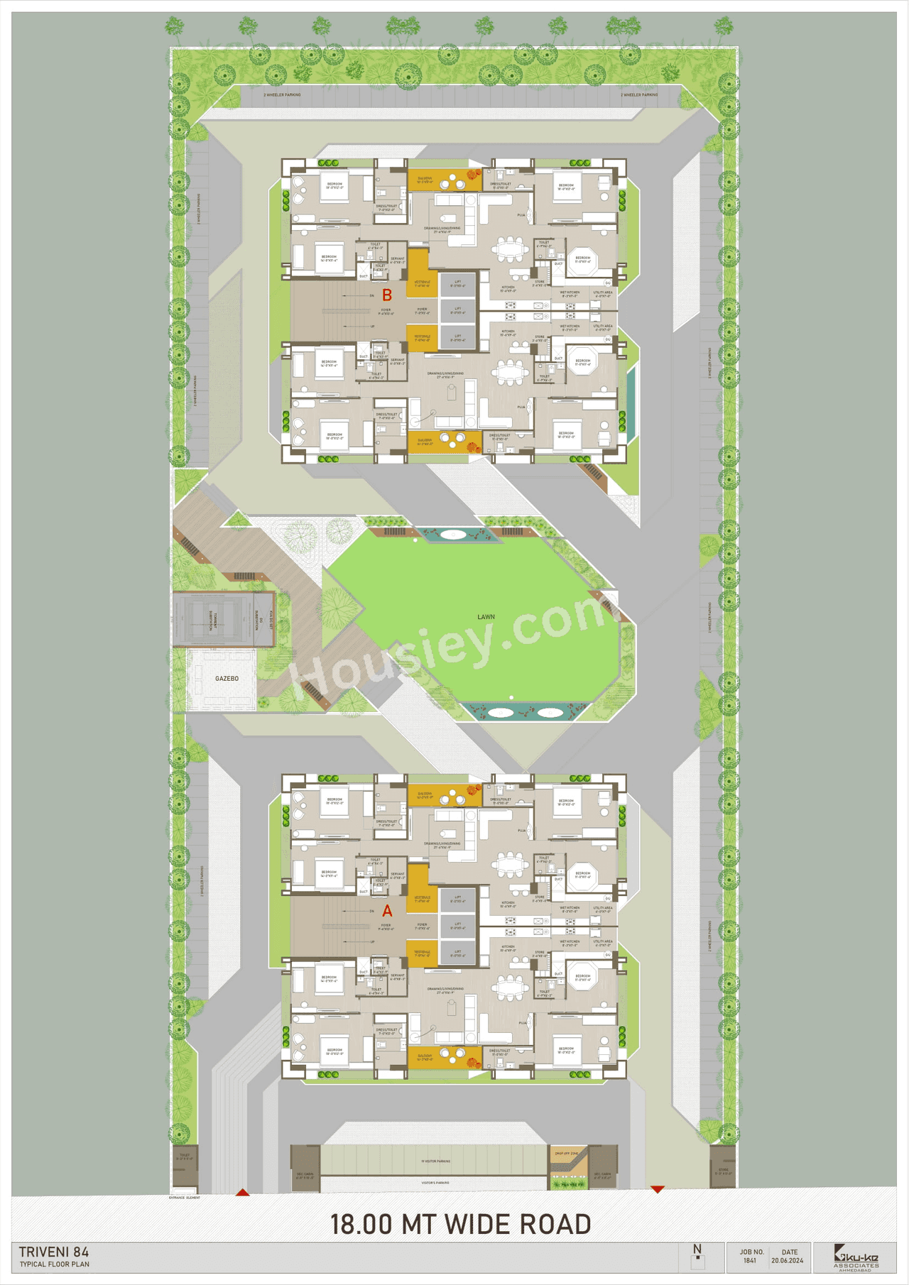 Triveni 84 Floor Plan