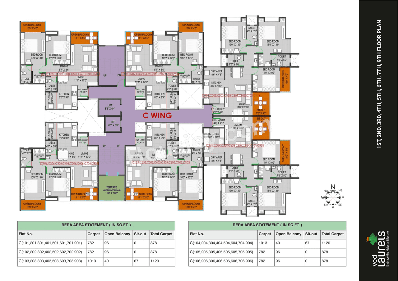 Ved Laurels Floor plan 2