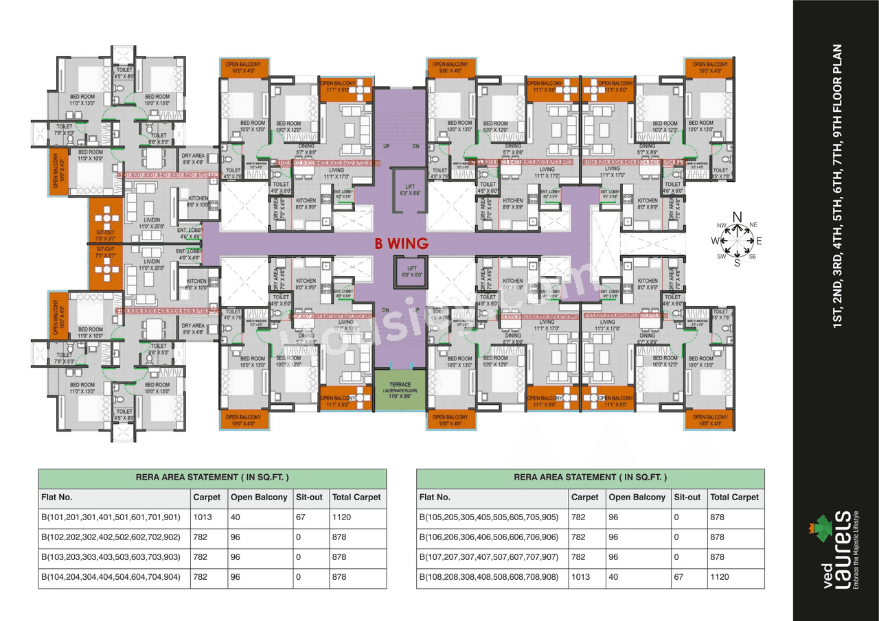Ved Laurels Floor plan 3