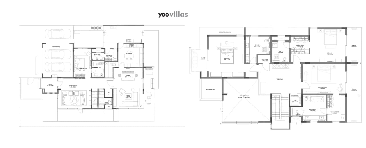 Panchshil Yoo Villas Unit plan - 5000 sq.ft.