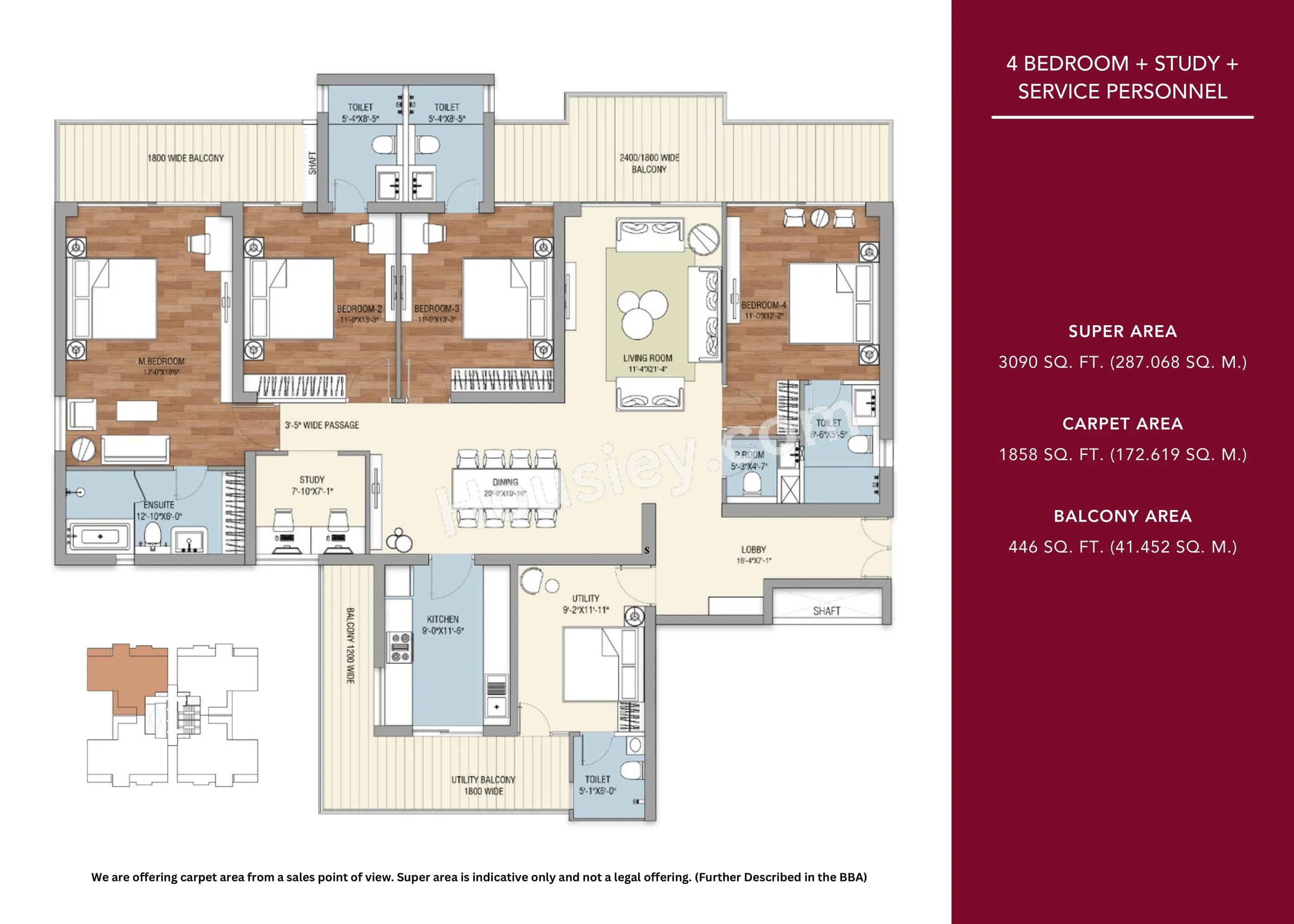 Unit plan - 2008 sq.ft.