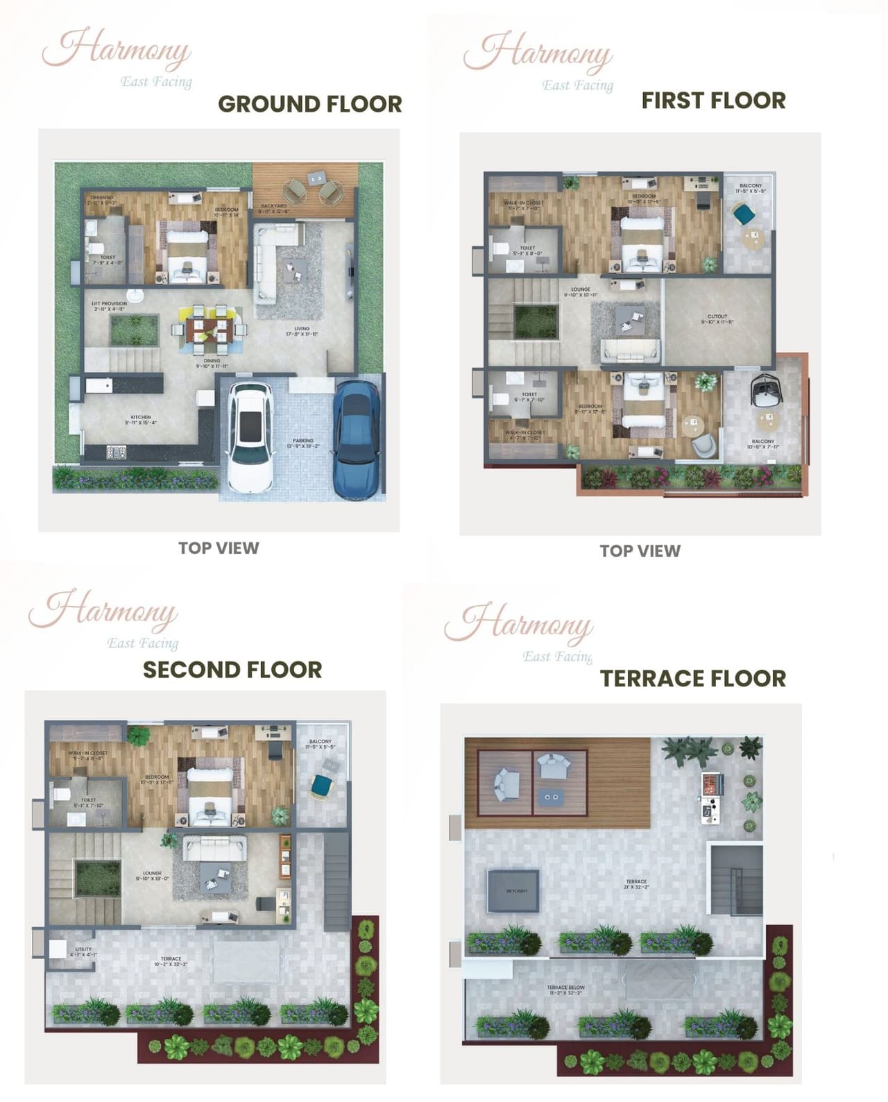 Konig North County Unit plan - 1550 sq.ft.