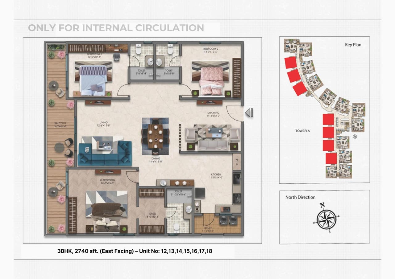 E - Infra MoonGlade Unit plan - 1918 sq.ft.