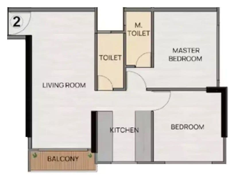 Unit plan - 468 sq.ft.