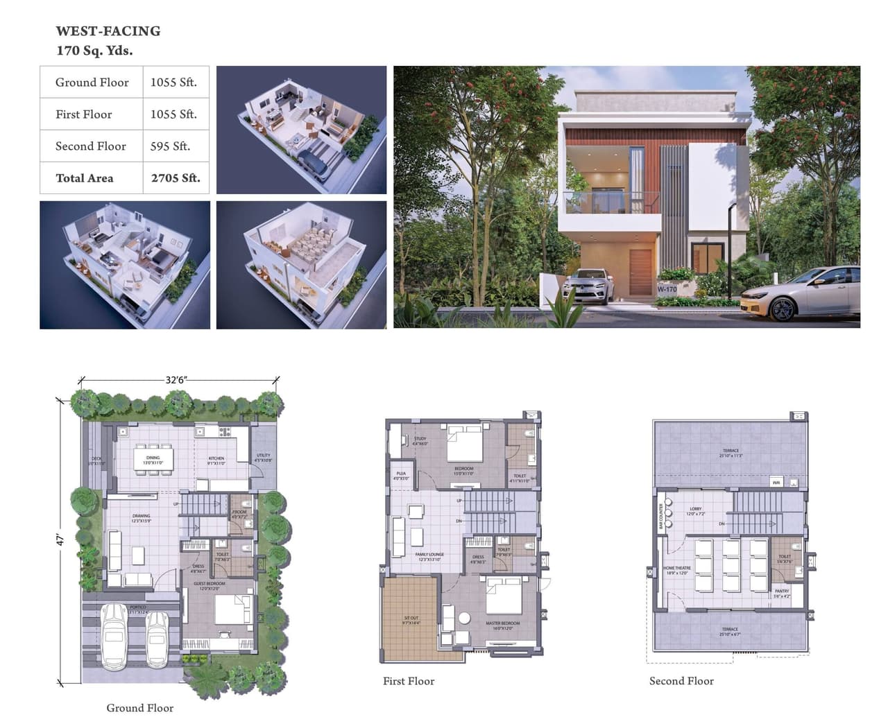 Hallmark Floresta Unit plan - 1530 sq.ft.