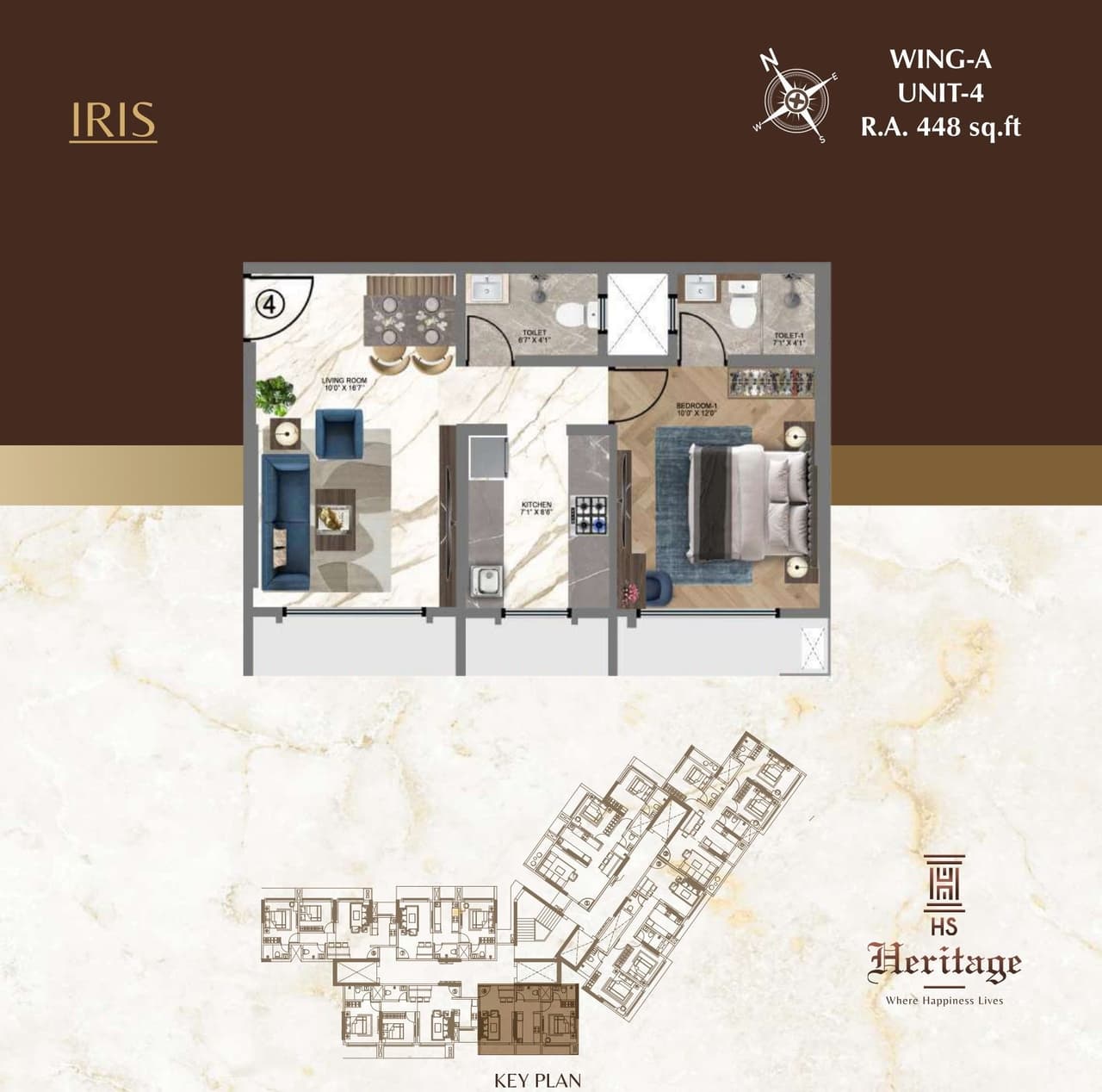 HS Heritage Unit plan - 448 sq.ft.