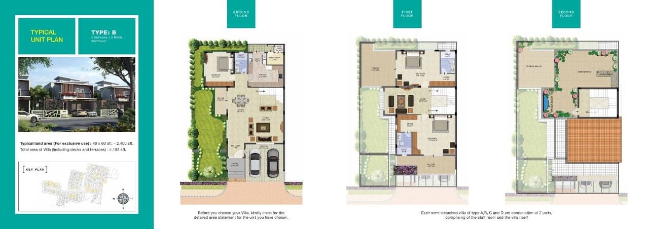 Purva Symphony Unit plan - 1500 sq.ft.