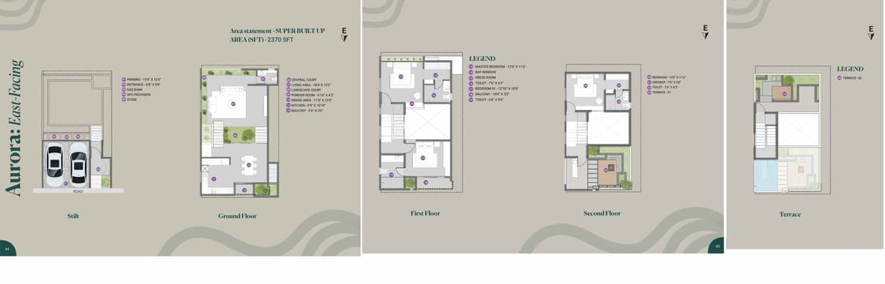 Atmos Tropicalwoods Unit plan - 1720 sq.ft.