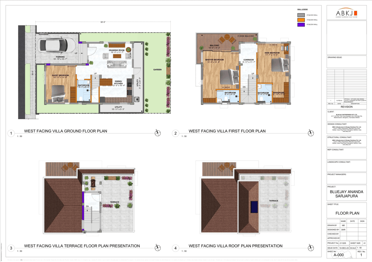 Bluejay Ananda Unit plan - 1499 sq.ft.