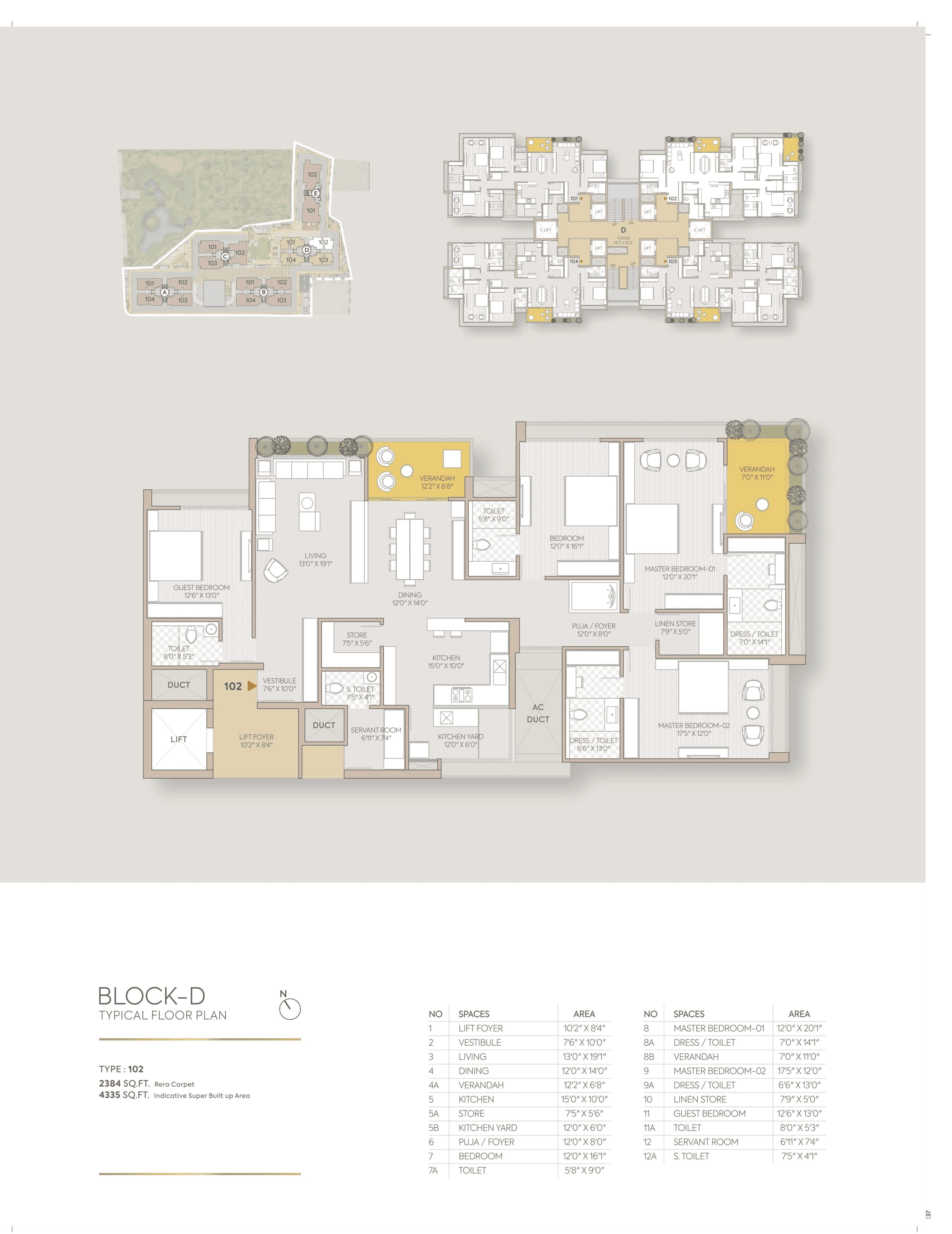 Unit plan - 2384 sq.ft.