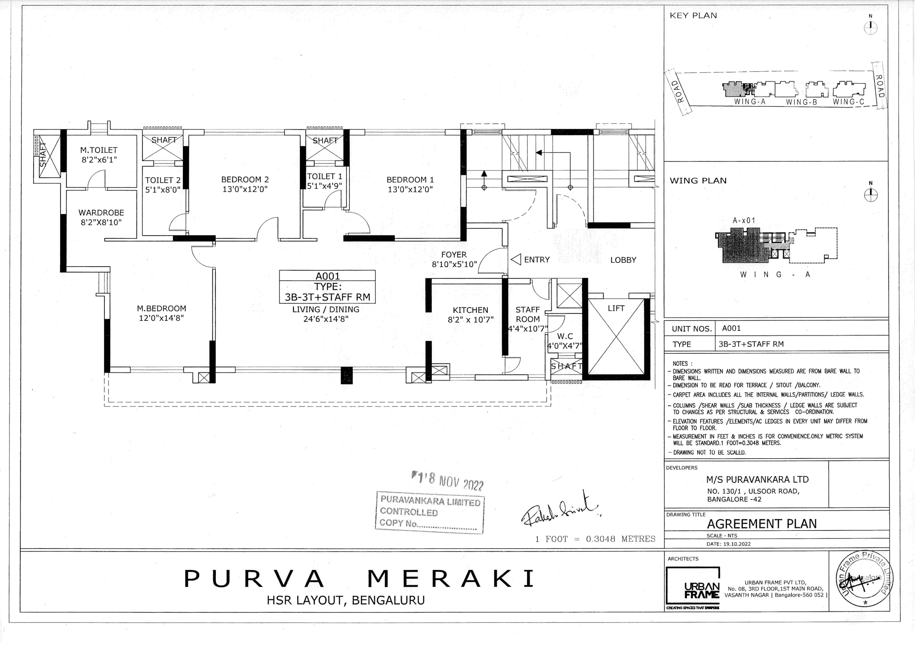 Unit plan - 1362 sq.ft.