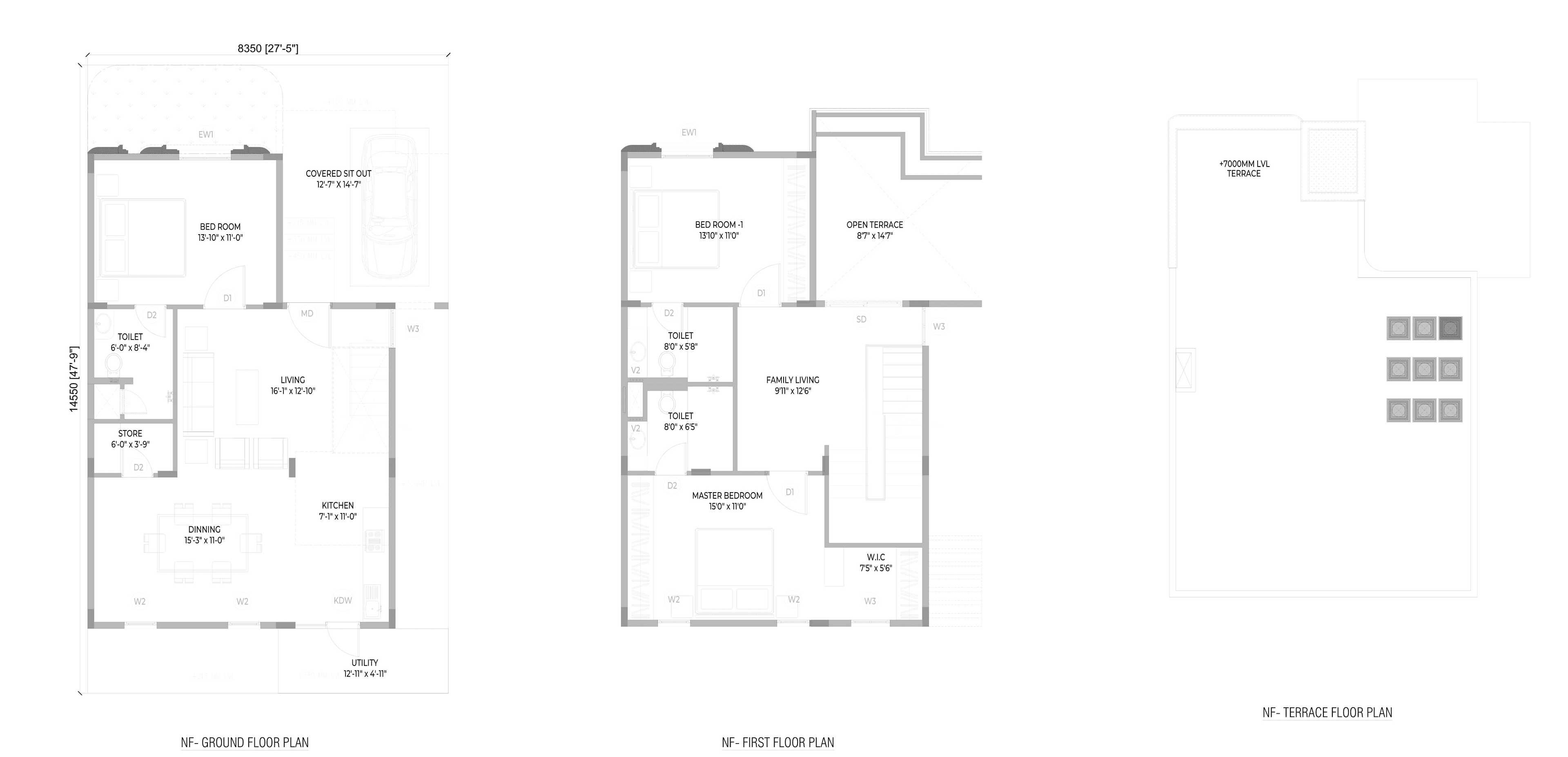 Unit plan - 1467 sq.ft.