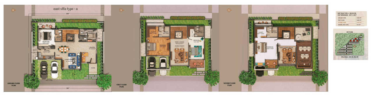 Northstar Allura Unit plan - 4019 sq.ft.