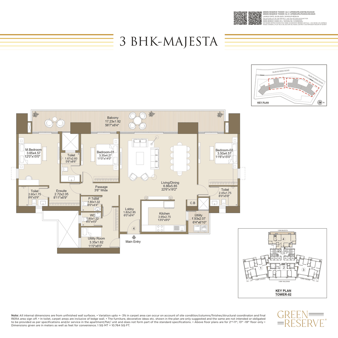 L&T Green Reserve Noida Unit plan - 2850 sq.ft.