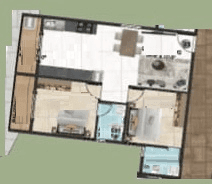 DS MAX Sky Shlokam Unit plan - 798 sq.ft.