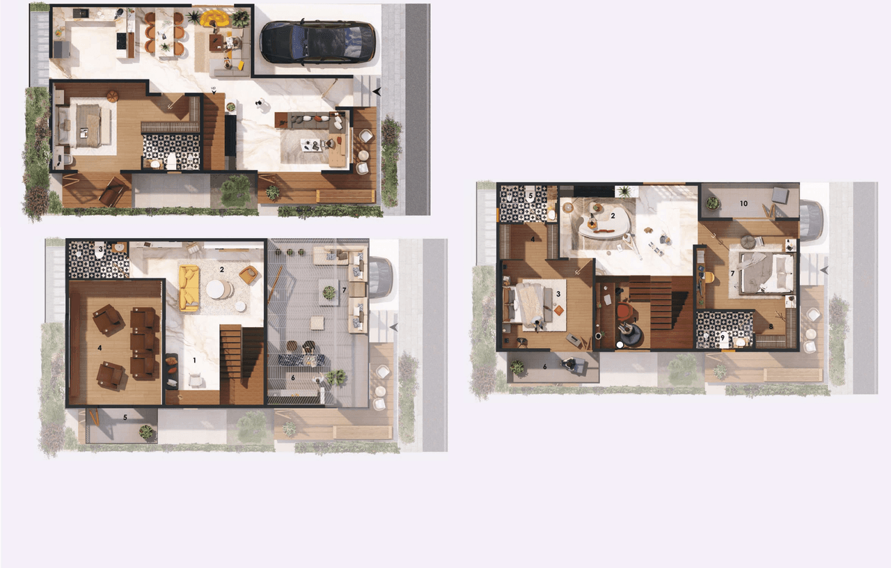 Guru Punvaanii Elegance Unit plan - 1500 sq.ft.