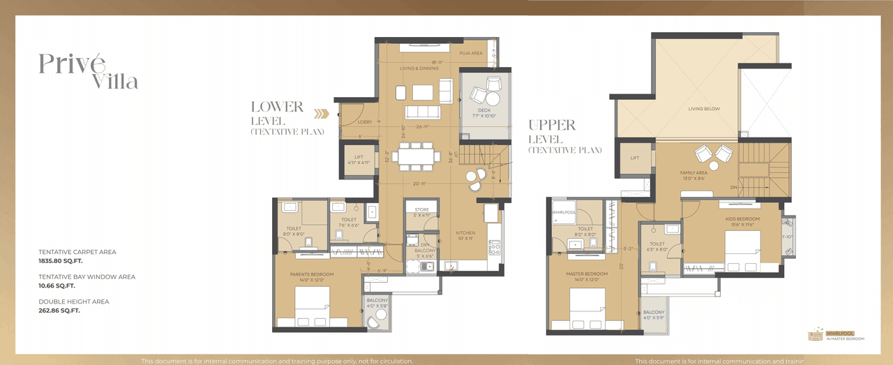 VTP Never Before Kharadi Unit plan - 1835 sq.ft.