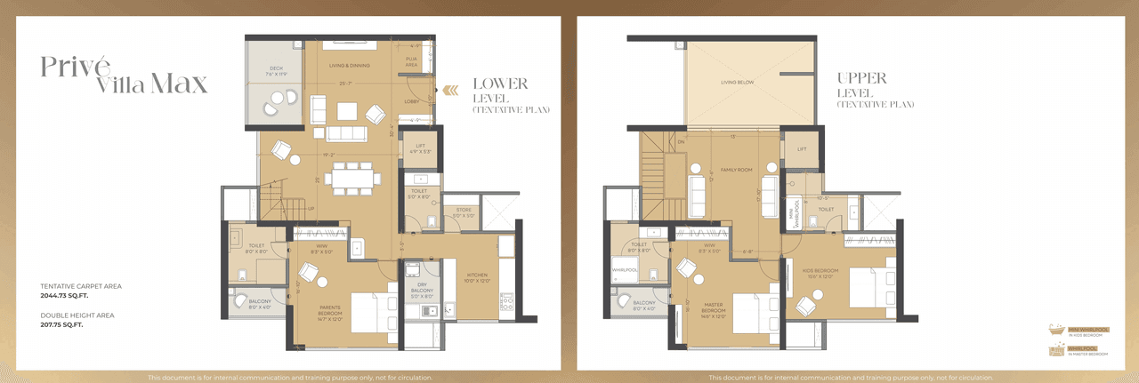VTP Never Before Kharadi Unit plan - 2044 sq.ft.