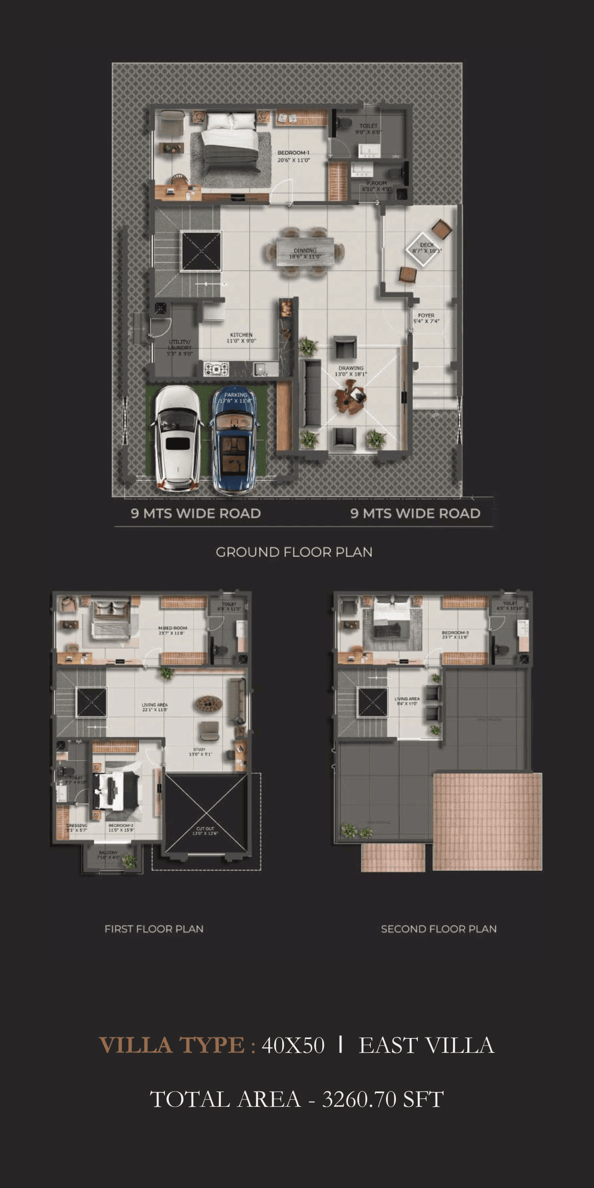 JRC Palladio Phase II Unit plan - 1937 sq.ft.