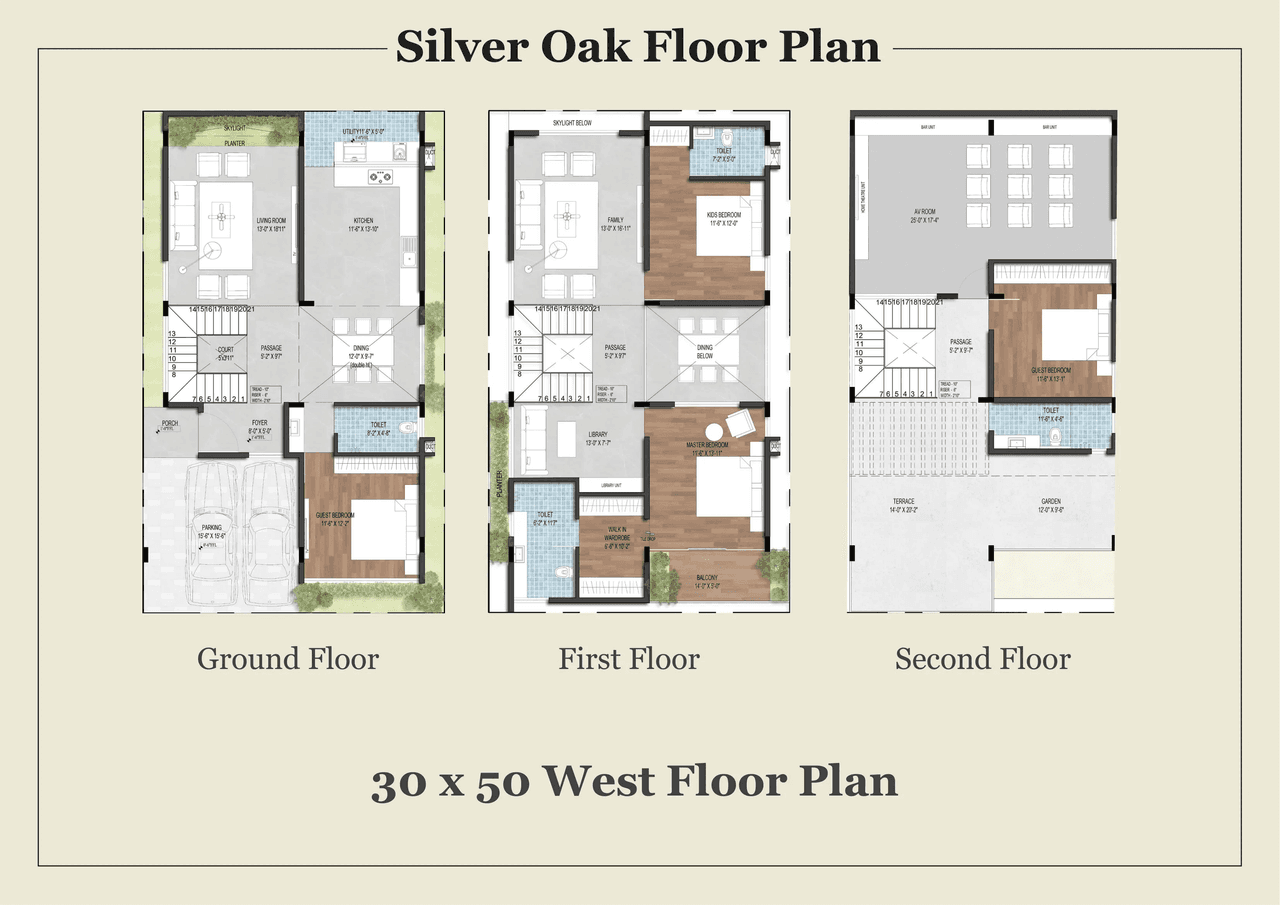 Lake Estates Unit plan - 1800 sq.ft.