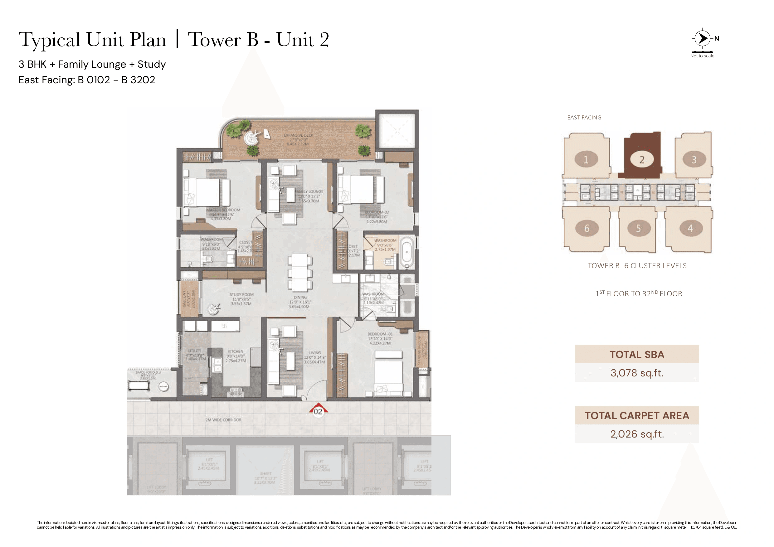Unit plan - 2026 sq.ft.