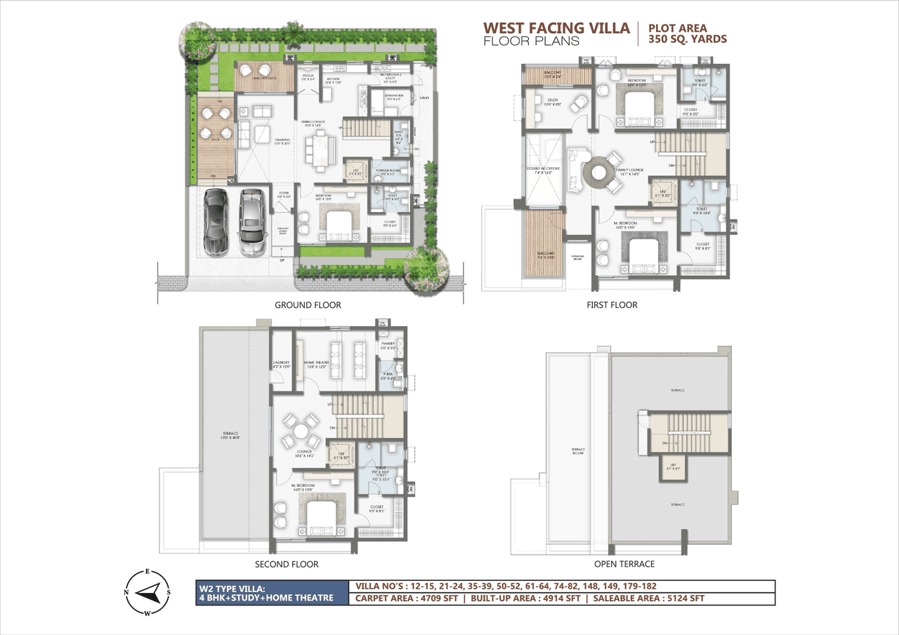 Vaishnaoi South Woods Unit plan - 4709 sq.ft.