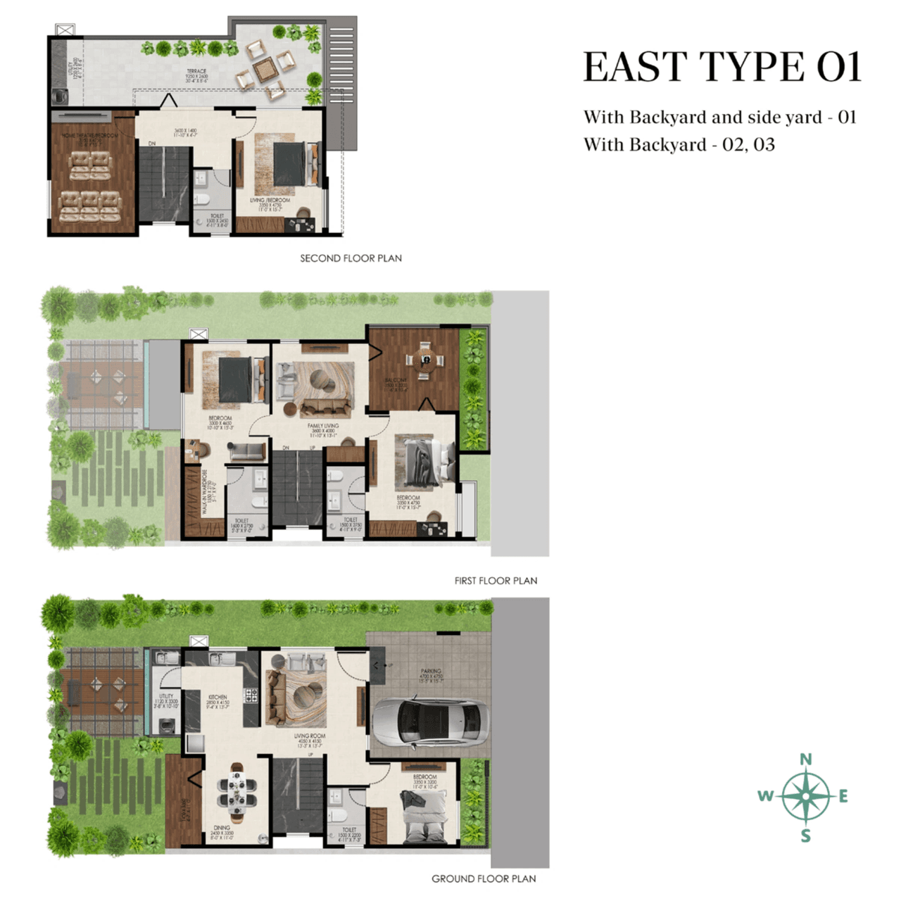 Buildiko Spring Woods Unit plan - 1880 sq.ft.
